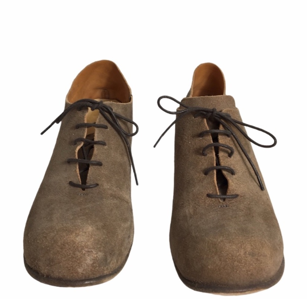 Reinhard Plank Suede Beige Chukka Lace-up Casual Career Shoes 37 US 7 - Picture 3 of 12